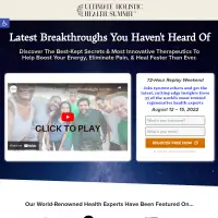 Discover the Latest Breakthrough's You Haven't Heard Of: Ultimate Holistic Health Summit