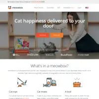 meowbox - A cat subscription box filled with fun unique toys and treats