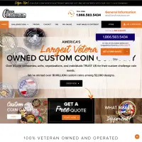 Military & Custom Challenge Coins - Coins For Anything, Inc.