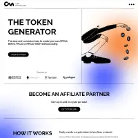 Create your own Token | CoinManufactory Token Generator