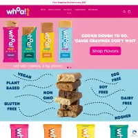 Whoa Dough | Plant Based Gluten Free Cookie Dough Snack Bars