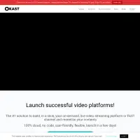 OKAST - Lancez votre plateforme de streaming vidéo (SVOD, Live, FAST)