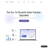SpySales - Real-Time Sales Tracking for Shopify Stores