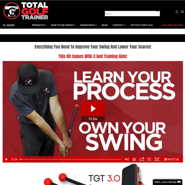 Shop Total Golf Trainer | Golf Training Aid | Golf Swing Trainer