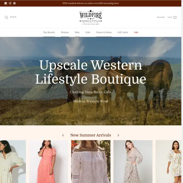 Upscale Western Clothing & Gift Boutique | Wildfire Mercantile