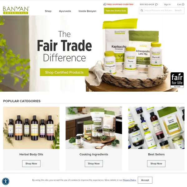 Banyan Botanicals | Ayurveda Products, Herbs, Oils, & Spices | Herbal Store