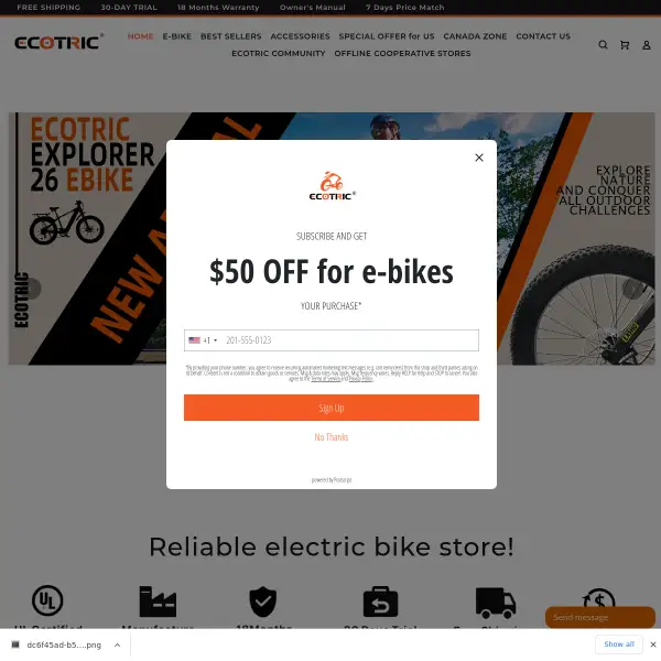 Buy Electric Bike - Electric Bikes For Sale | Ecotric