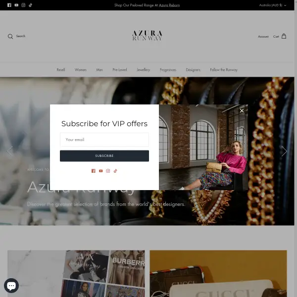 Luxury Fashion Store Online - For Men & Women | Azura Runway